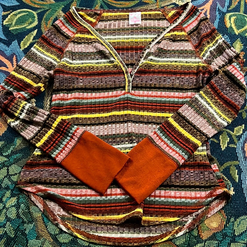 No boundaries stripey fall long sleeve